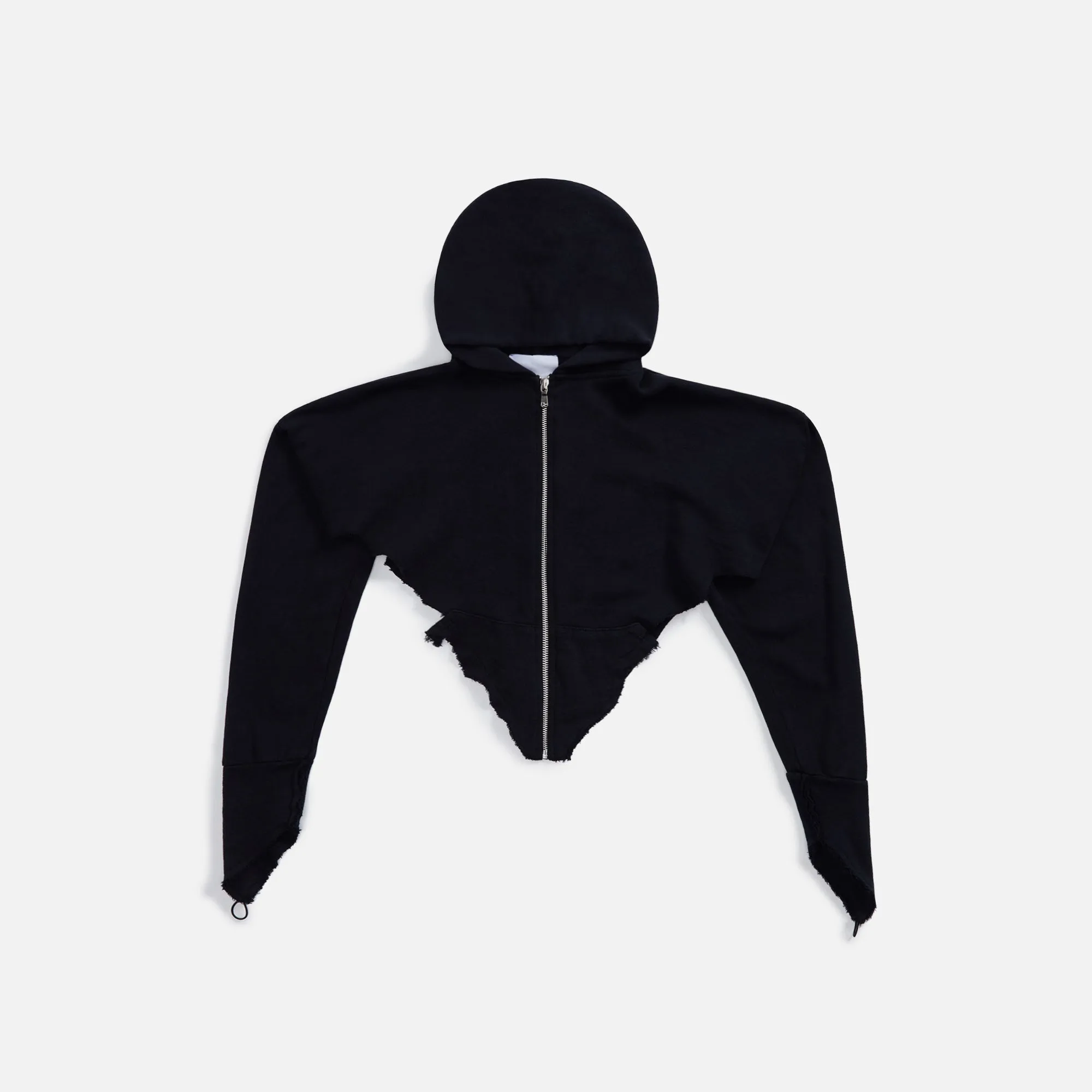 Sami Miro Vintage V Cut Zip Hoodie - Black sold by Kith