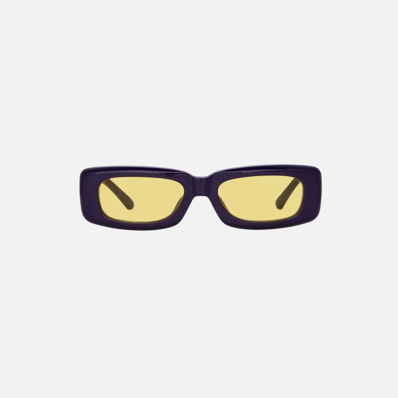 The Attico Mini Marfa Frame Sunglasses - Purple sold by Kith