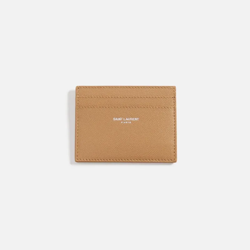 Saint Laurent Credit Card Casegrain De Poudre - Teak Wood sold by Kith