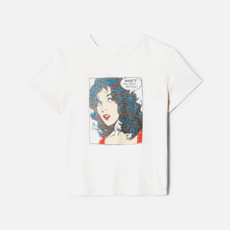 ReDone Classic Tee Recycle - Vintage White sold by Kith