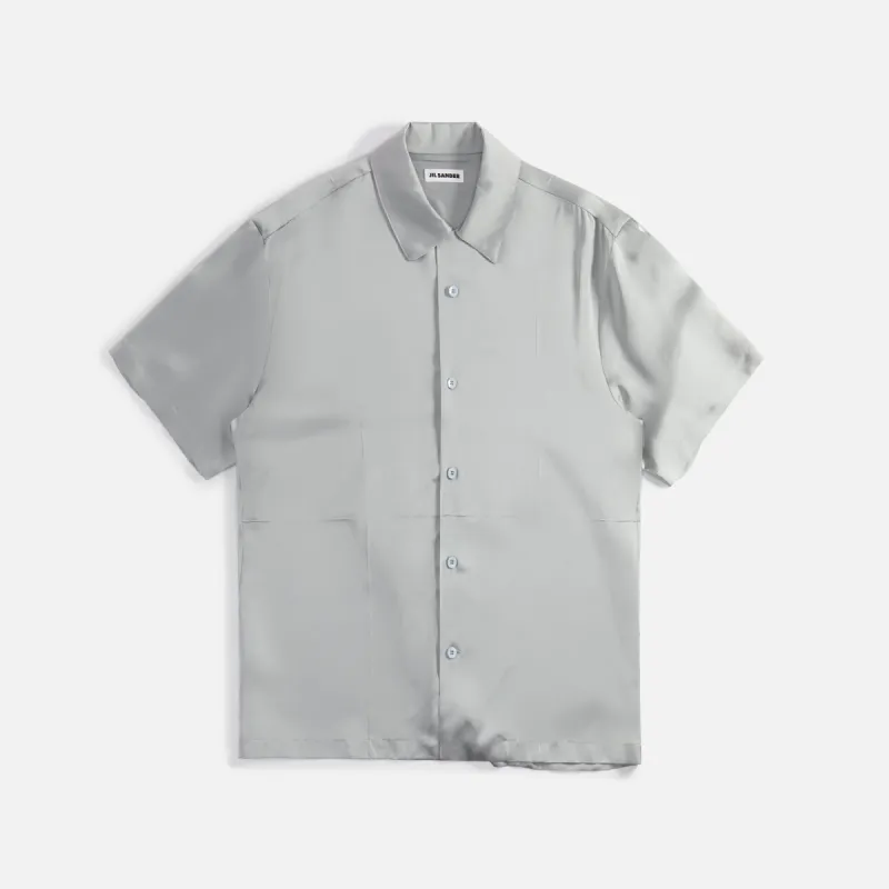 Jil Sander Sustainable Fluid Viscose Shirt - Silver Grey sold by Kith