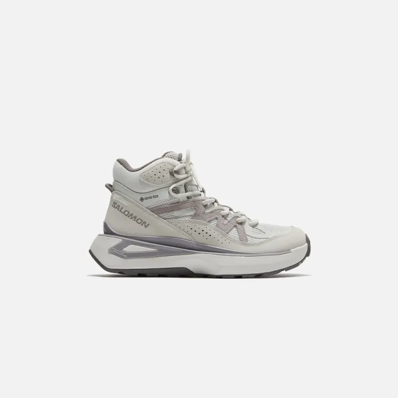 Salomon Odyssey ELMT Mid GTX - Metal / Lunar Rock / Plum Kitten sold by Kith