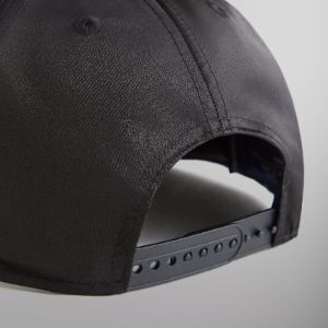 Kith & New Era for the New York Yankees Satin 9FIFTY A-Frame Snapback - Black PH sold by Kith