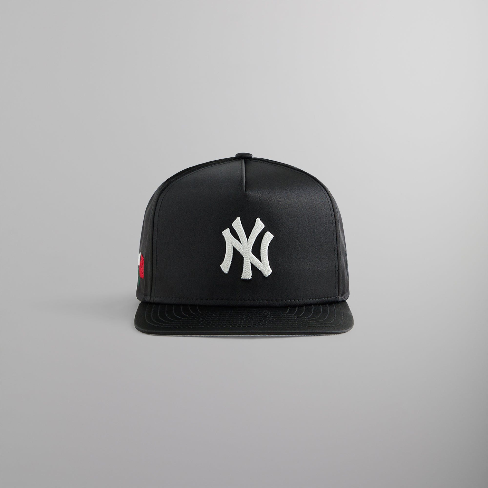Kith & New Era for the New York Yankees Satin 9FIFTY A-Frame Snapback - Black PH sold by Kith