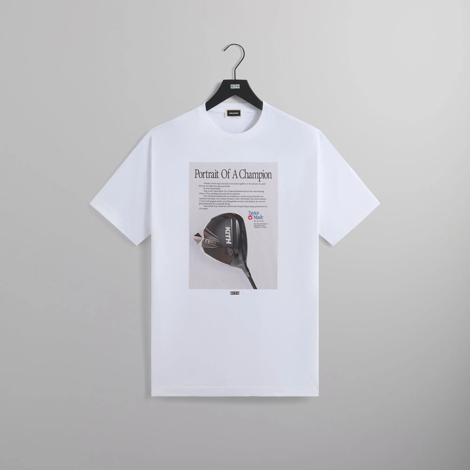 Kith for TaylorMade Champion Vintage Tee - White sold by Kith