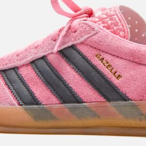 adidas WMNS Gazelle Indoor - Bliss Pink / Core Black / Collegiate Purple sold by Kith