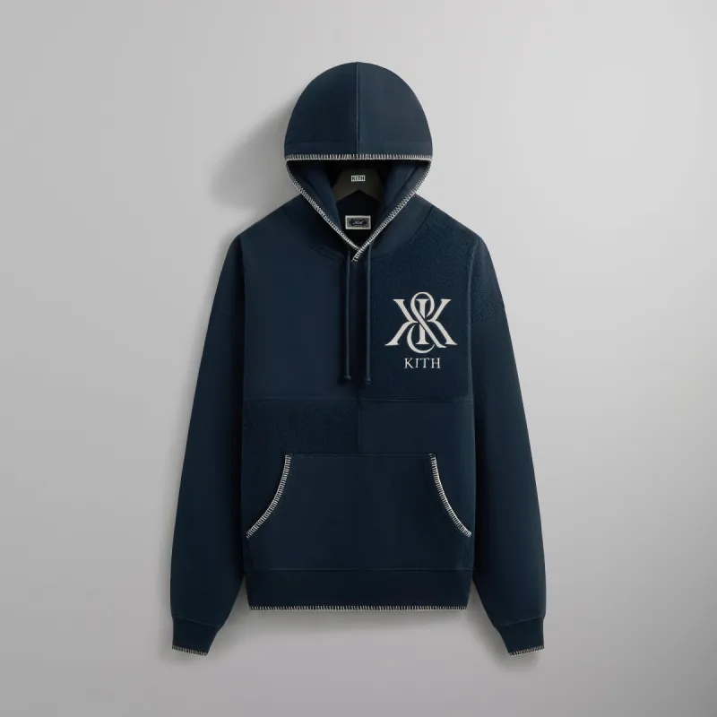 Kith Panelled Nelson Hoodie - Abyss sold by Kith