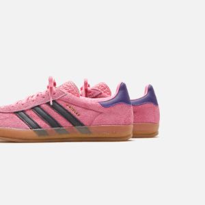 adidas WMNS Gazelle Indoor - Bliss Pink / Core Black / Collegiate Purple sold by Kith