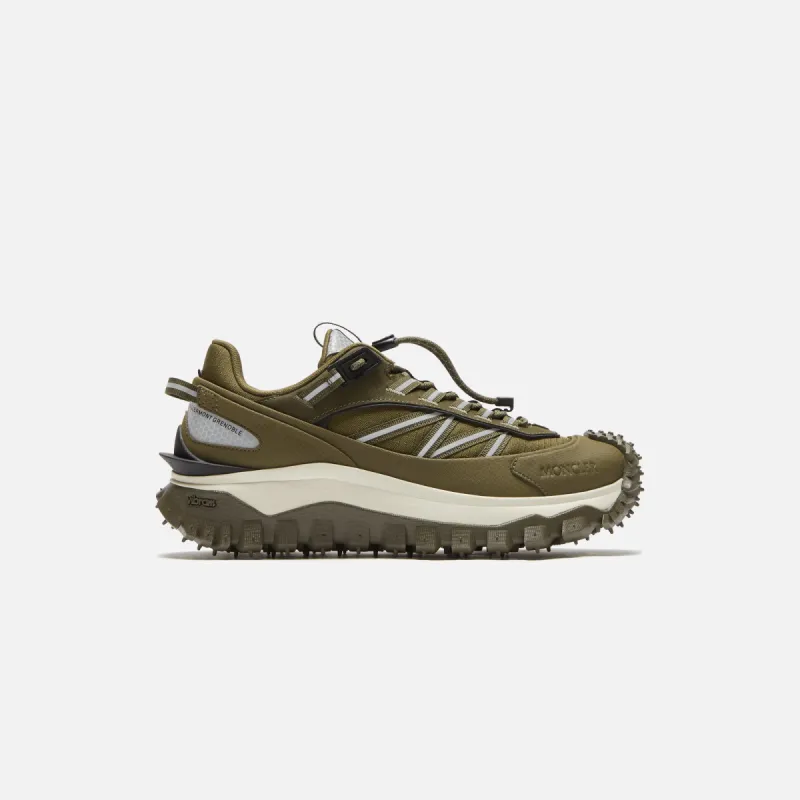 Moncler Trailgrip Low Top Sneakers - Dark Green sold by Kith