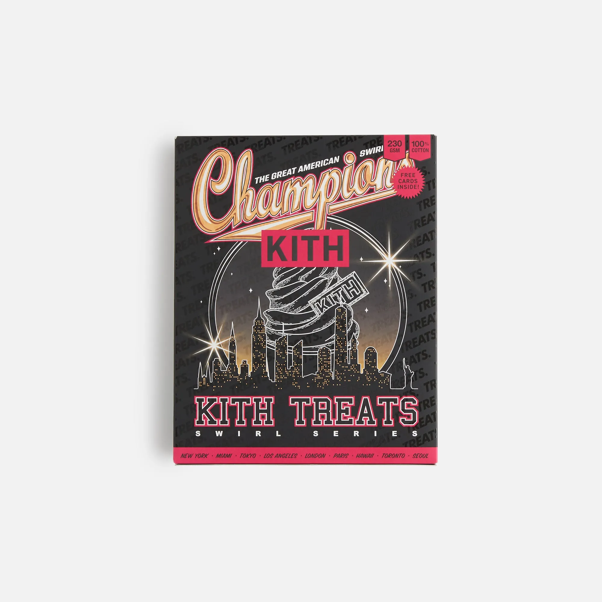 Kith Treats Champions Vintage Tee - Light Heather Grey sold by Kith product image thumbnail 5