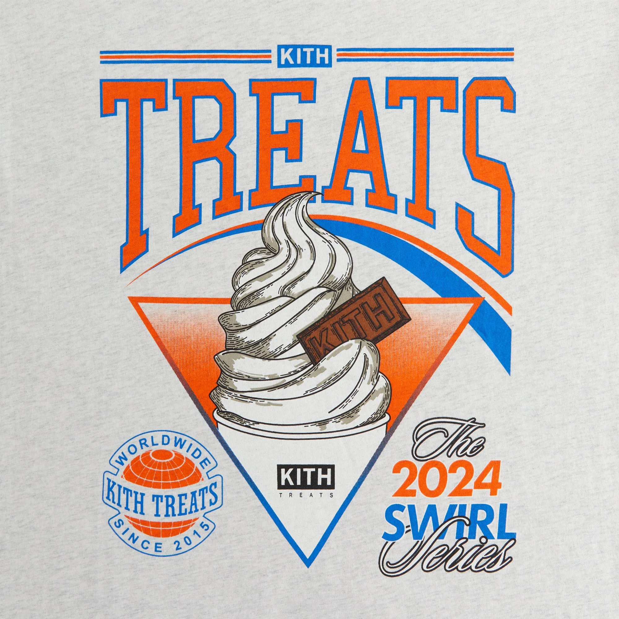 Kith Treats Champions Vintage Tee - Light Heather Grey sold by Kith product image thumbnail 3