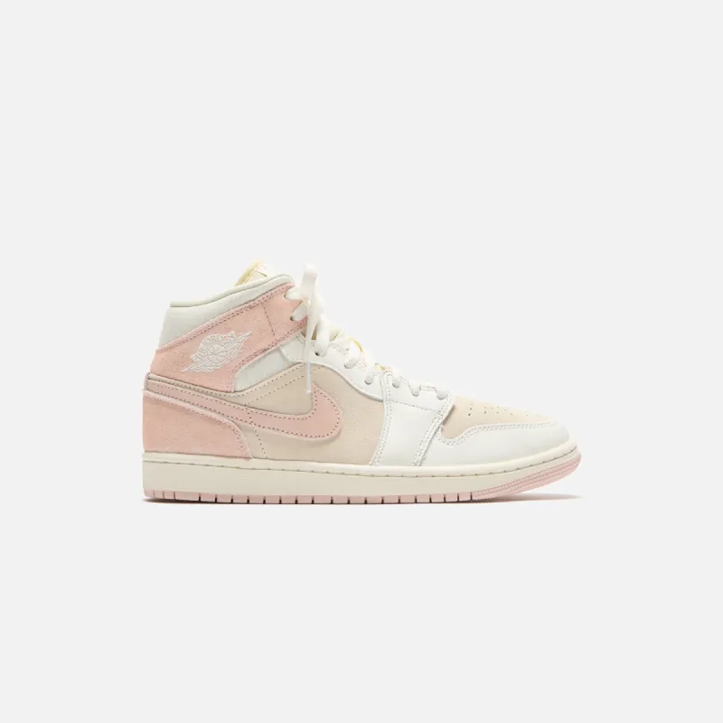 Jordan WMNS Air Jordan 1 Mid SE - Coconut Milk / Legend sold by Kith