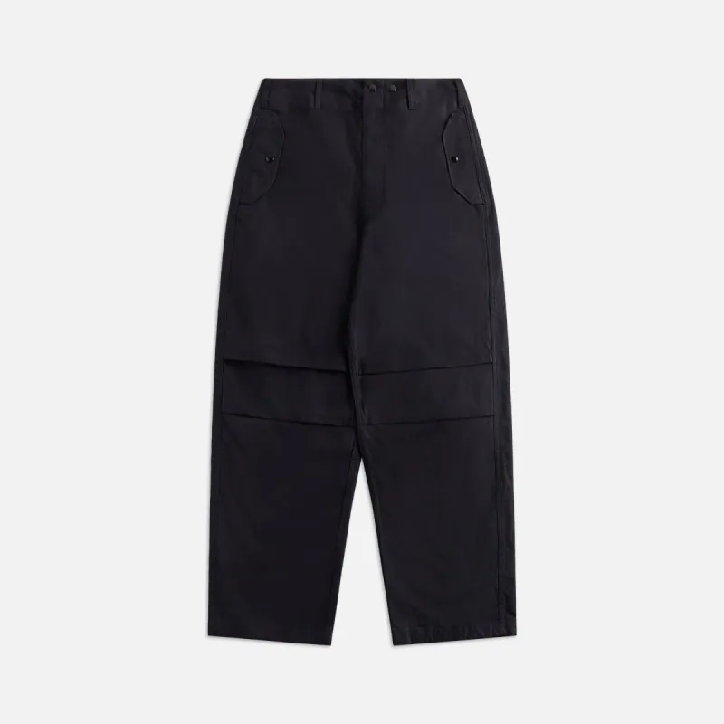 Engineered Garments Over Pant Black Cotton Brushed Hb - Black sold by Kith