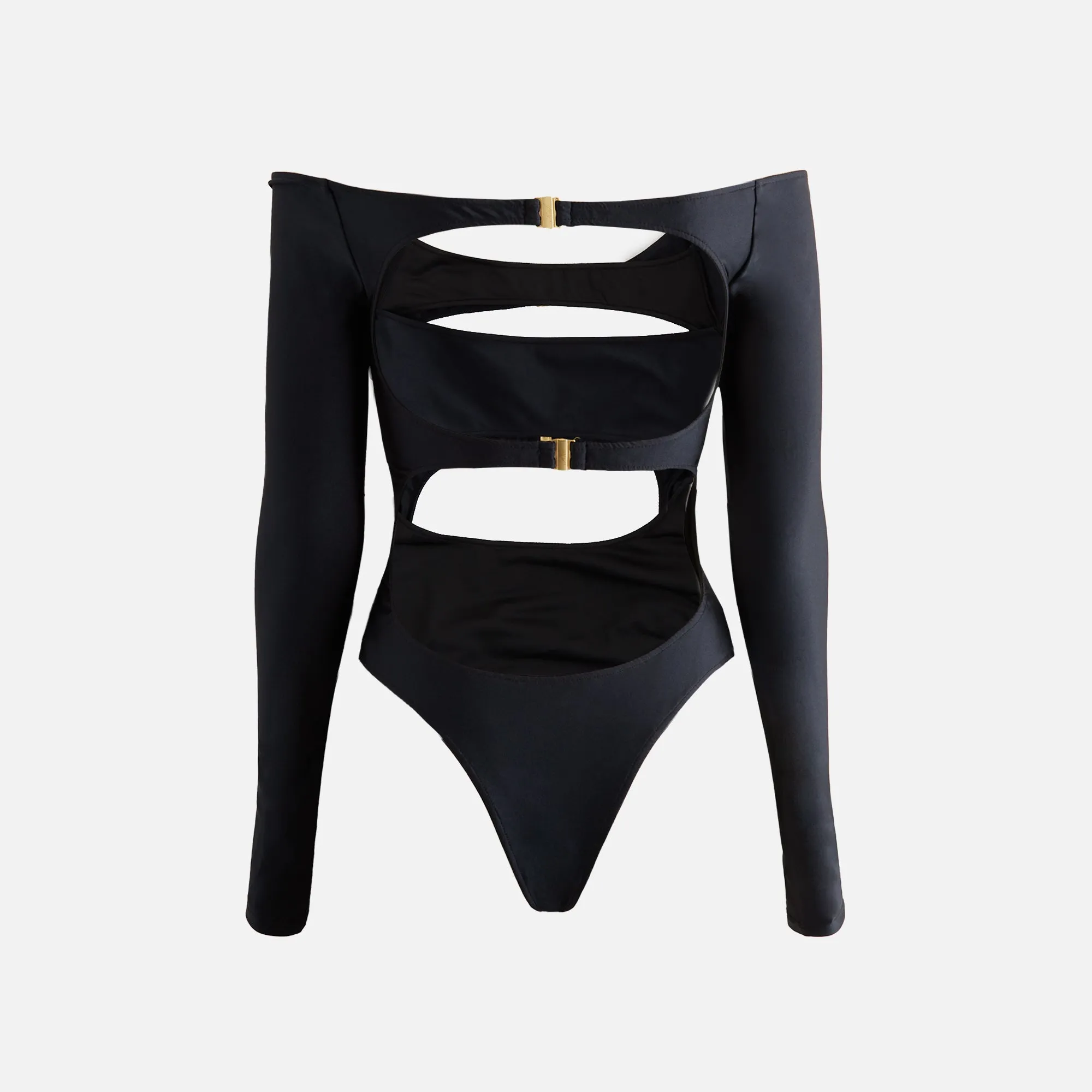 Kith Women Colette Cut-Out Bodysuit - Black sold by Kith product image thumbnail 3