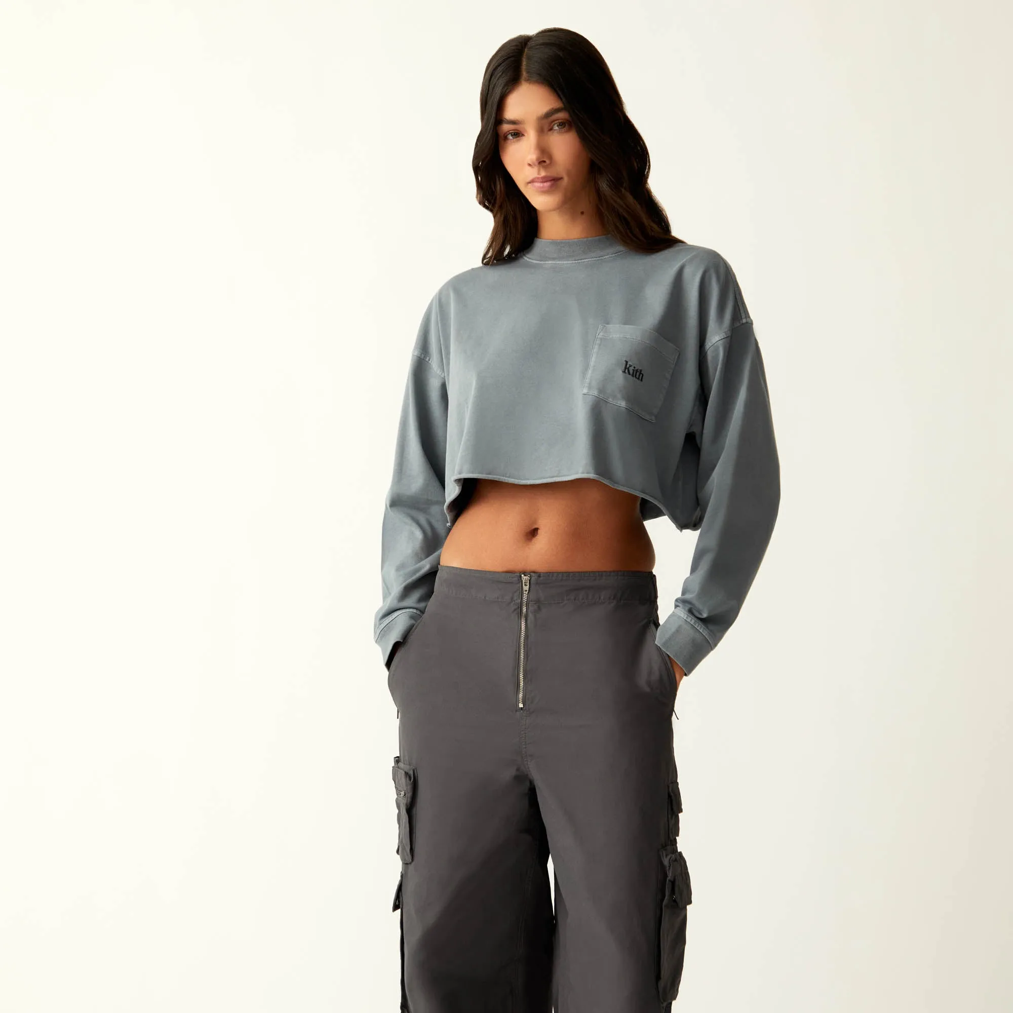 Kith Women Jasper Long Sleeve - Asteroid sold by Kith product image thumbnail 2