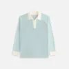 Kith Women Ridley Polo Monogram Jersey Long Sleeve - Fuse sold by Kith