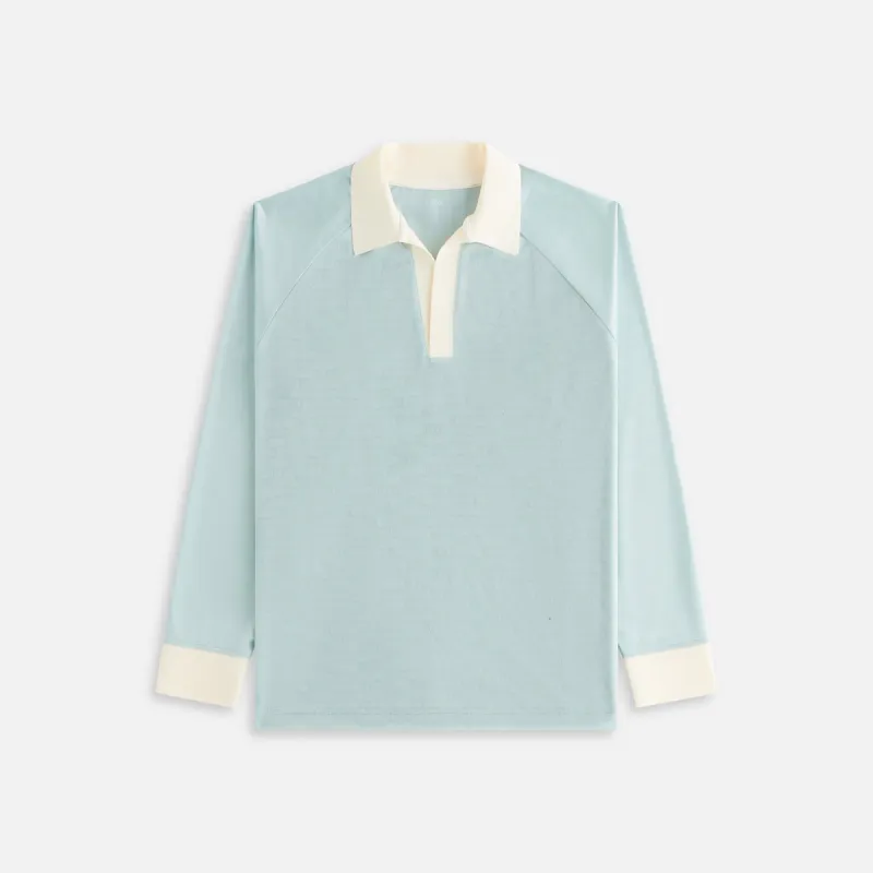 Kith Women Ridley Polo Monogram Jersey Long Sleeve - Fuse sold by Kith