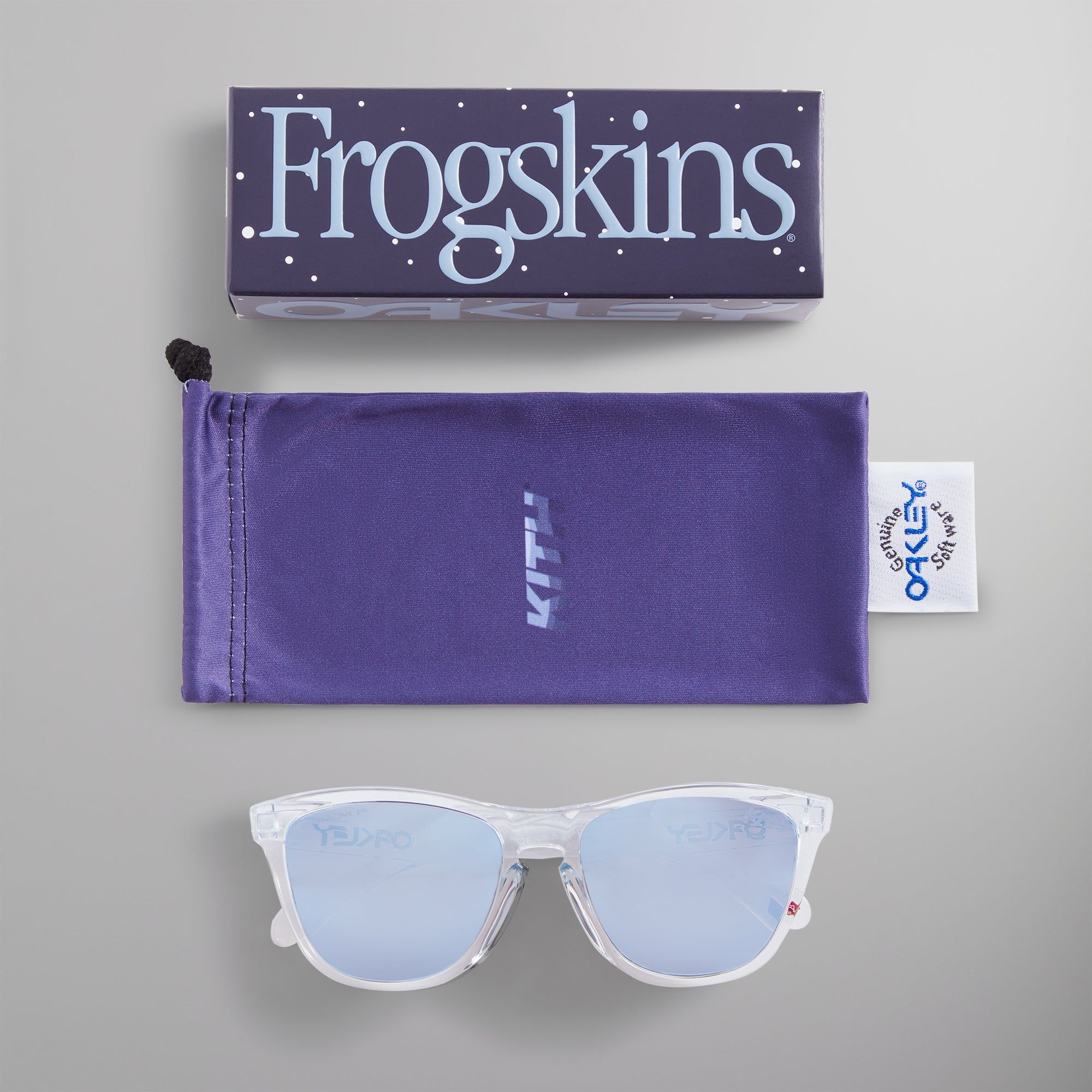 【状態良好】kithコラボサングラスOakley Frogskins オークリー フロッグスキン アジアン フィット サーフ OAKLEY
