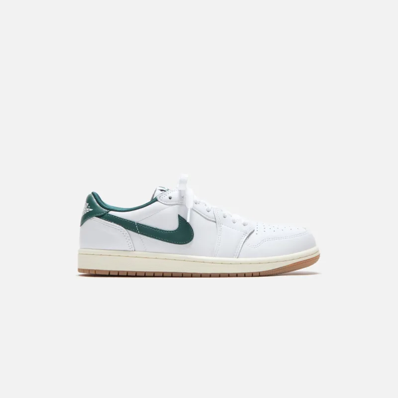 Jordan WMNS Air Jordan 1 Low OG - White / Oxidized Green / Sail sold by Kith