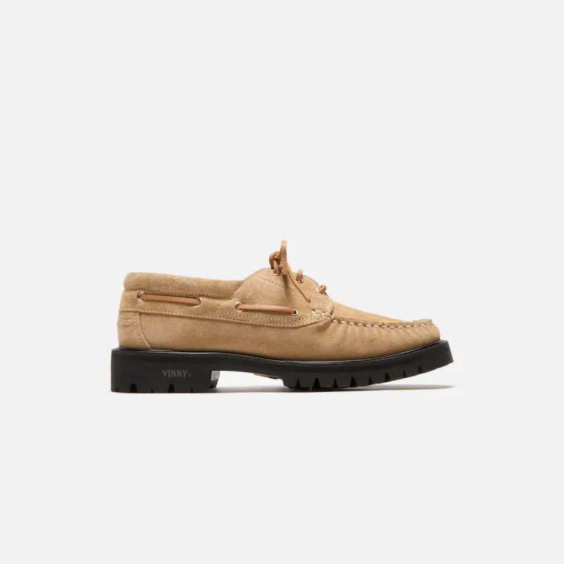 VINNY's Aztec Boat Shoe - Sand Suede sold by Kith