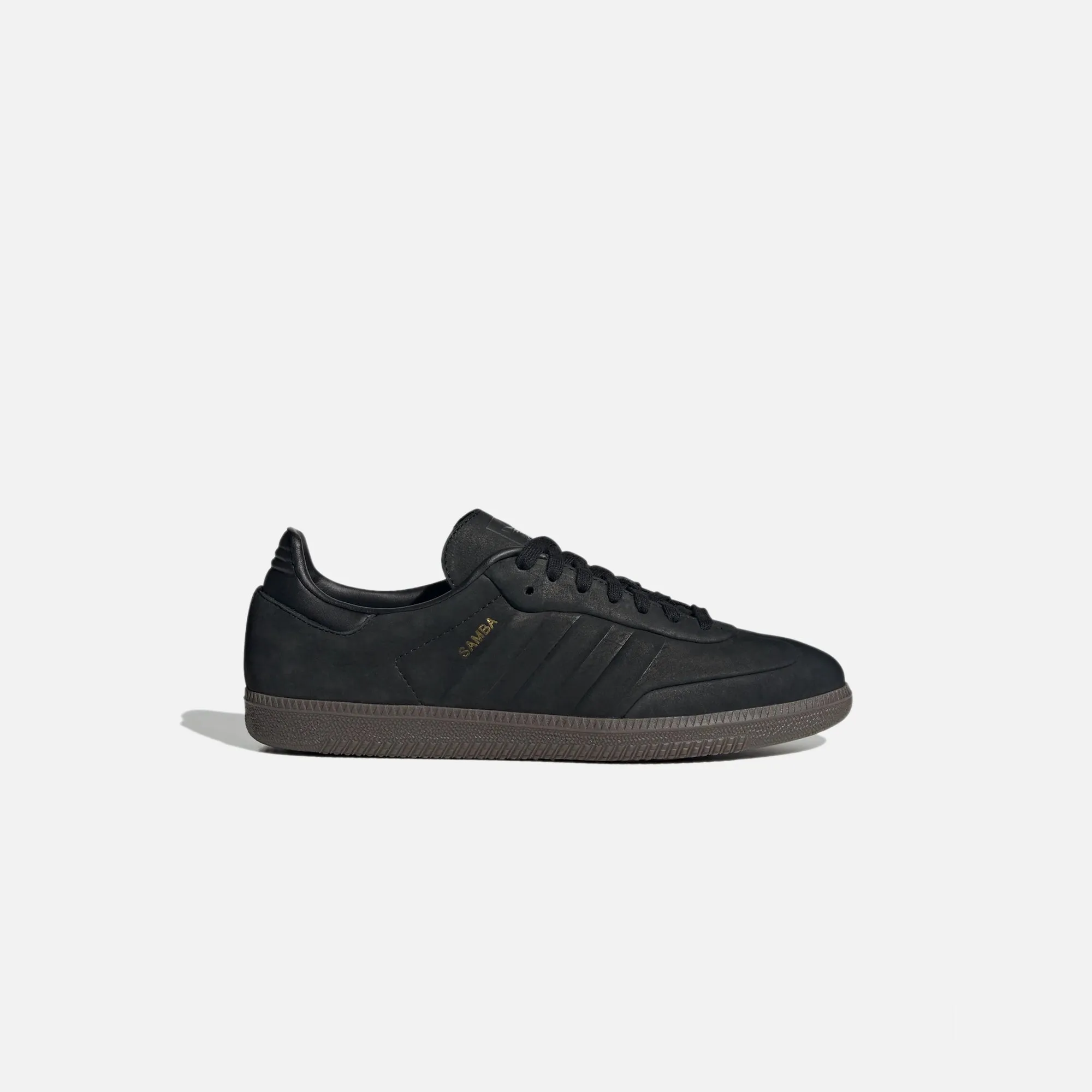 adidas Samba - Core Black / Core Black / Gum sold by Kith