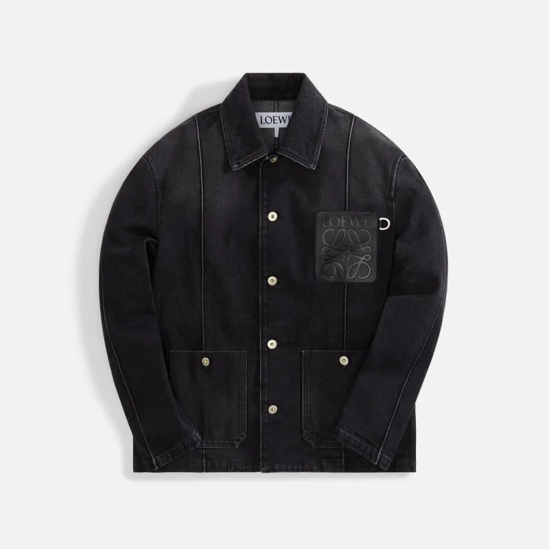 Loewe Workwear Jacket - Washed Black sold by Kith