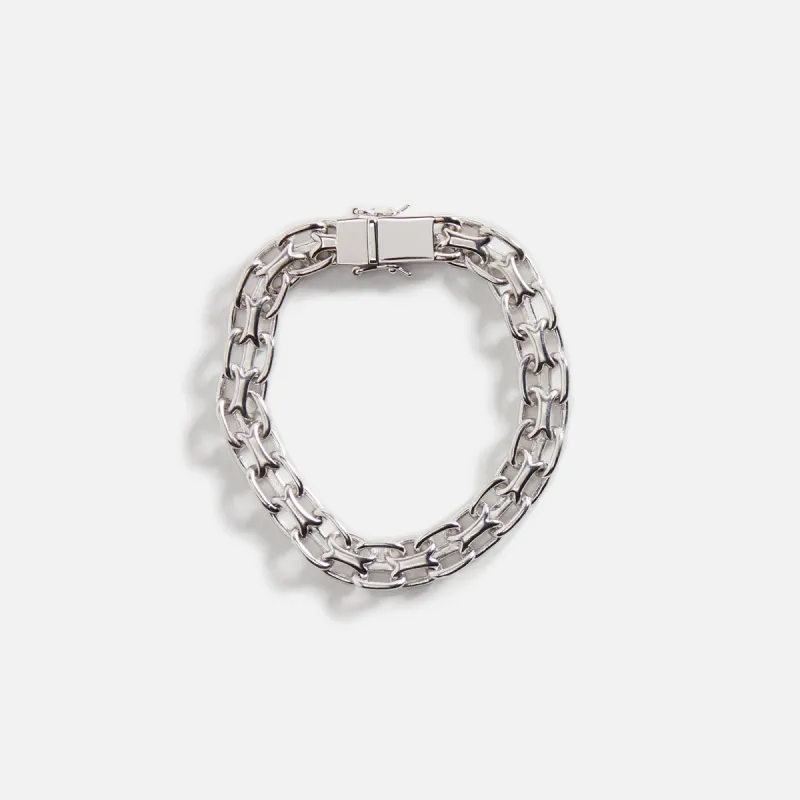TOM WOOD トムウッド Spike Bracelet Tom Wood: Spike Bracelet | SSENSE Canada