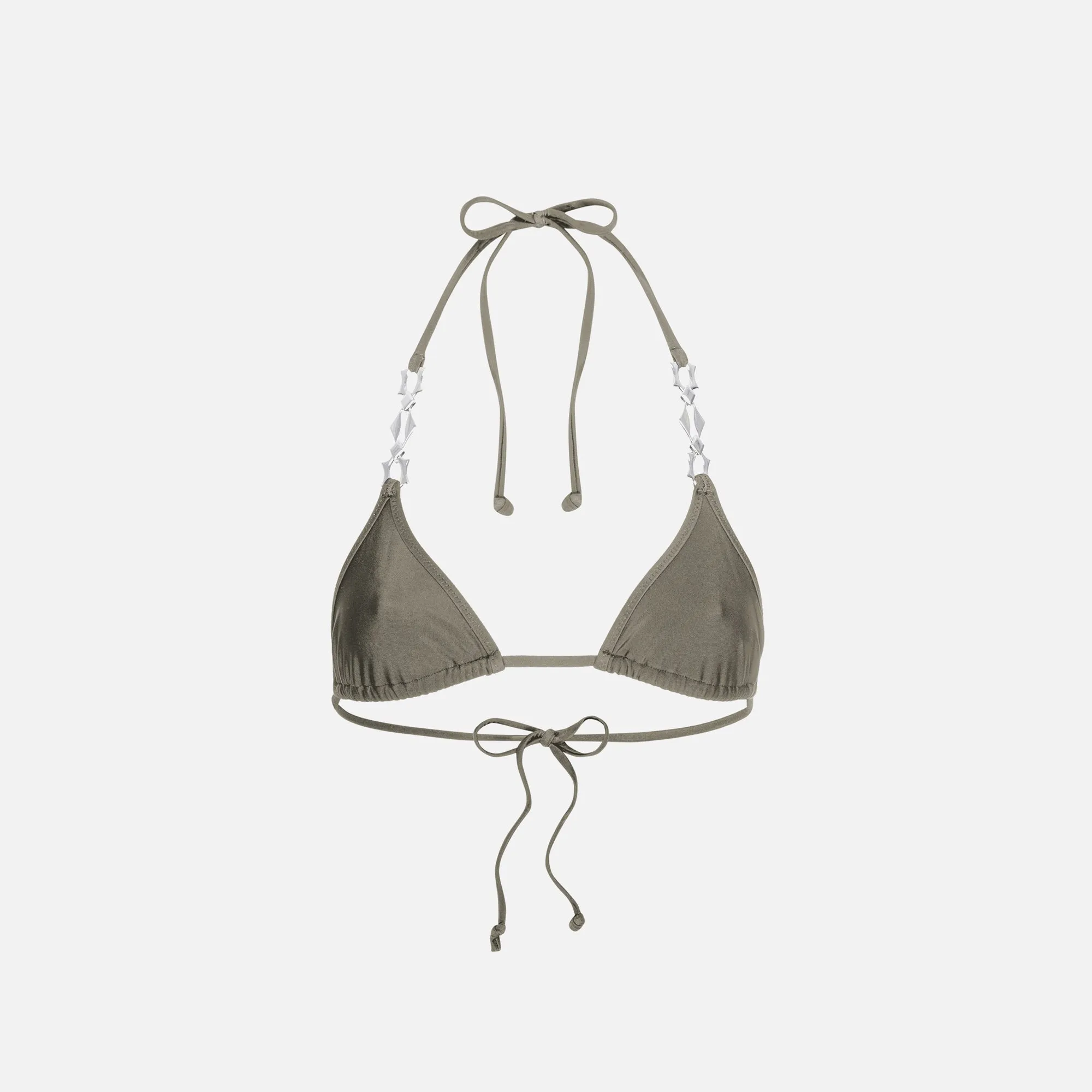 Miaou Nicola Bikini Top - Green sold by Kith