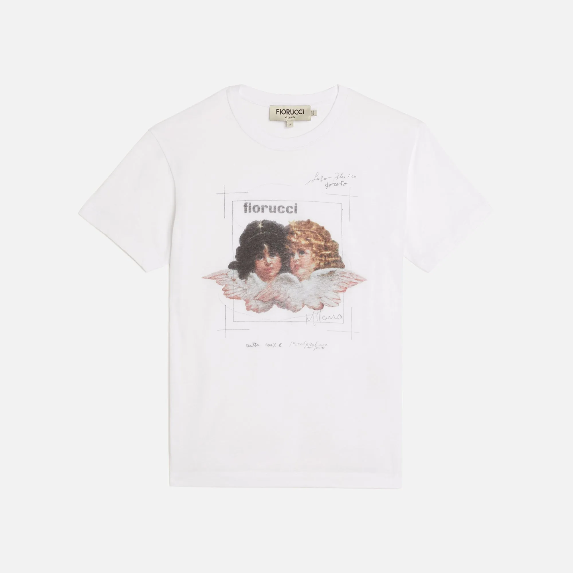 Fiorucci Angel Postcard Tee - White sold by Kith