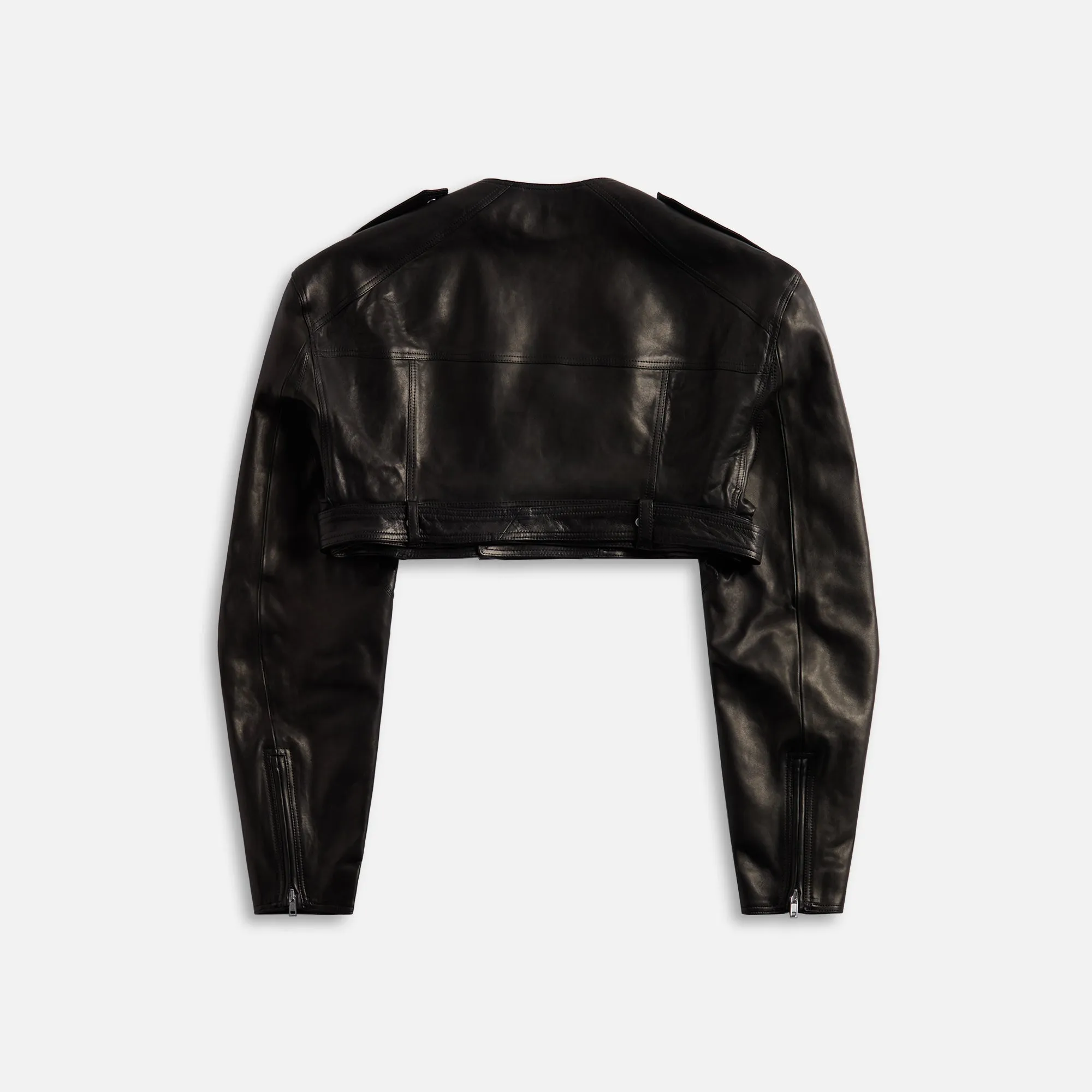 Rick Owens Micro Biker Jacket - Black sold by Kith product image thumbnail 2