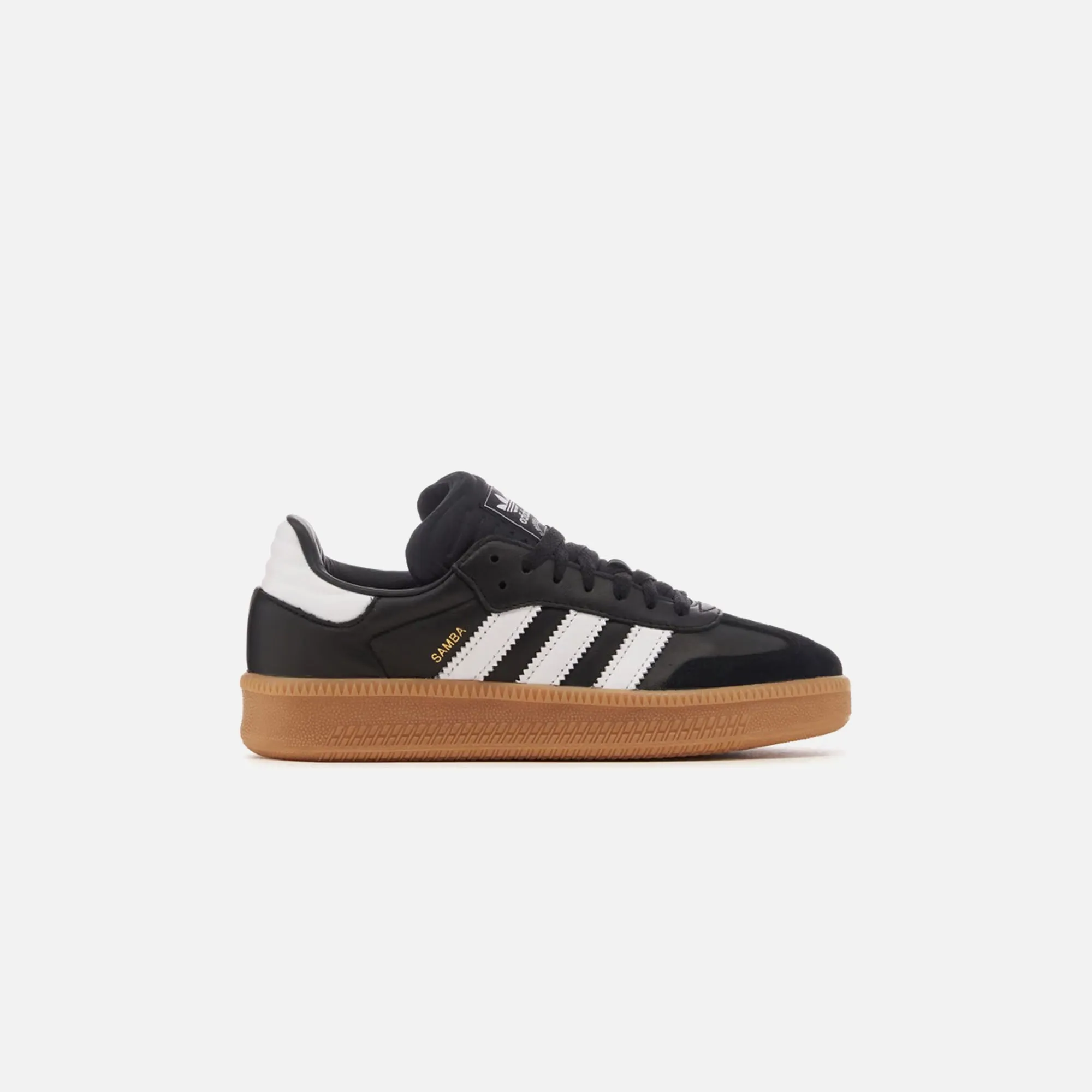 adidas GS Samba XLG - Black / White / Gum3 sold by Kith