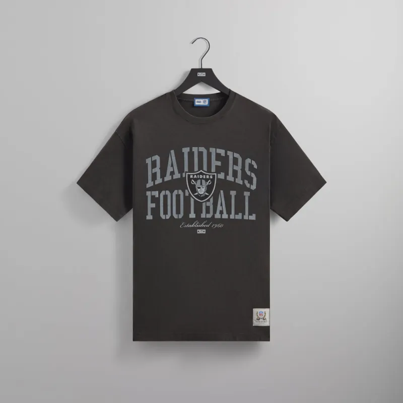 Kith for the NFL: Raiders Vintage Tee - Black sold by Kith