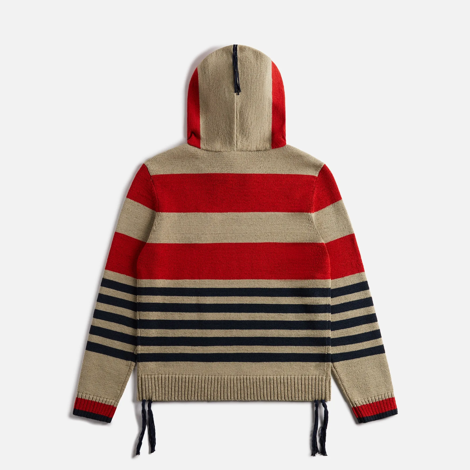 Craig Green Stripe Hooded Jumper - Red Landscape Stripe sold by Kith product image thumbnail 2