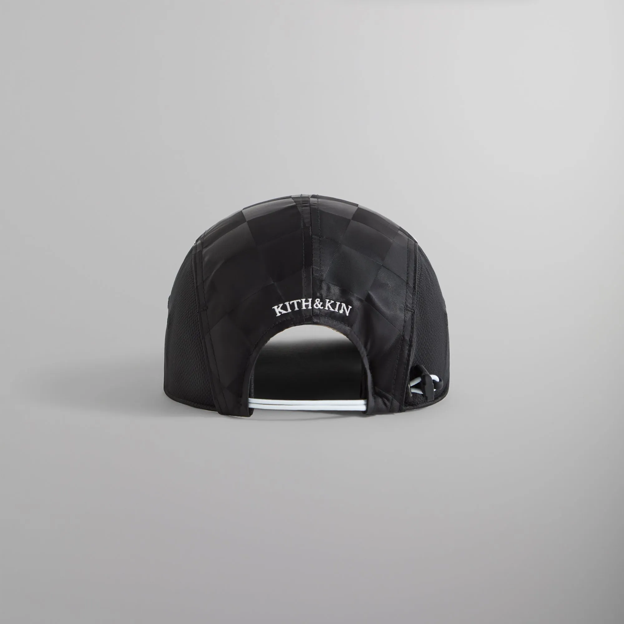 Kith Checkered Satin Griffey Camper Hat - Black sold by Kith product image thumbnail 2