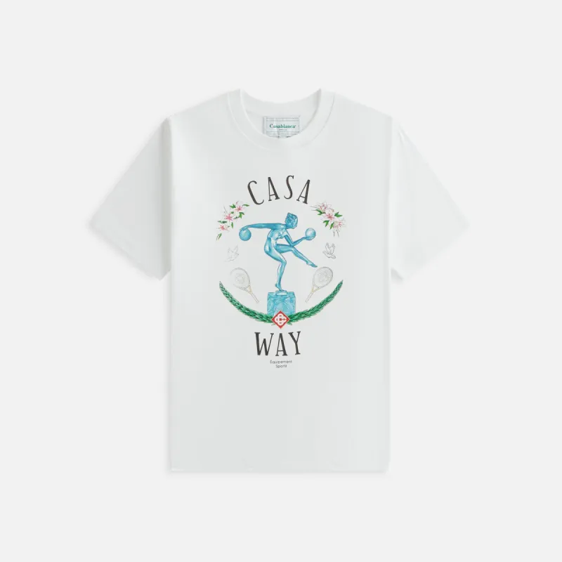 Casablanca Statue En Marbre Tee - White sold by Kith