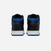 Jordan GS Air Jordan 1 Mid - Black / Royal Blue / White sold by Kith