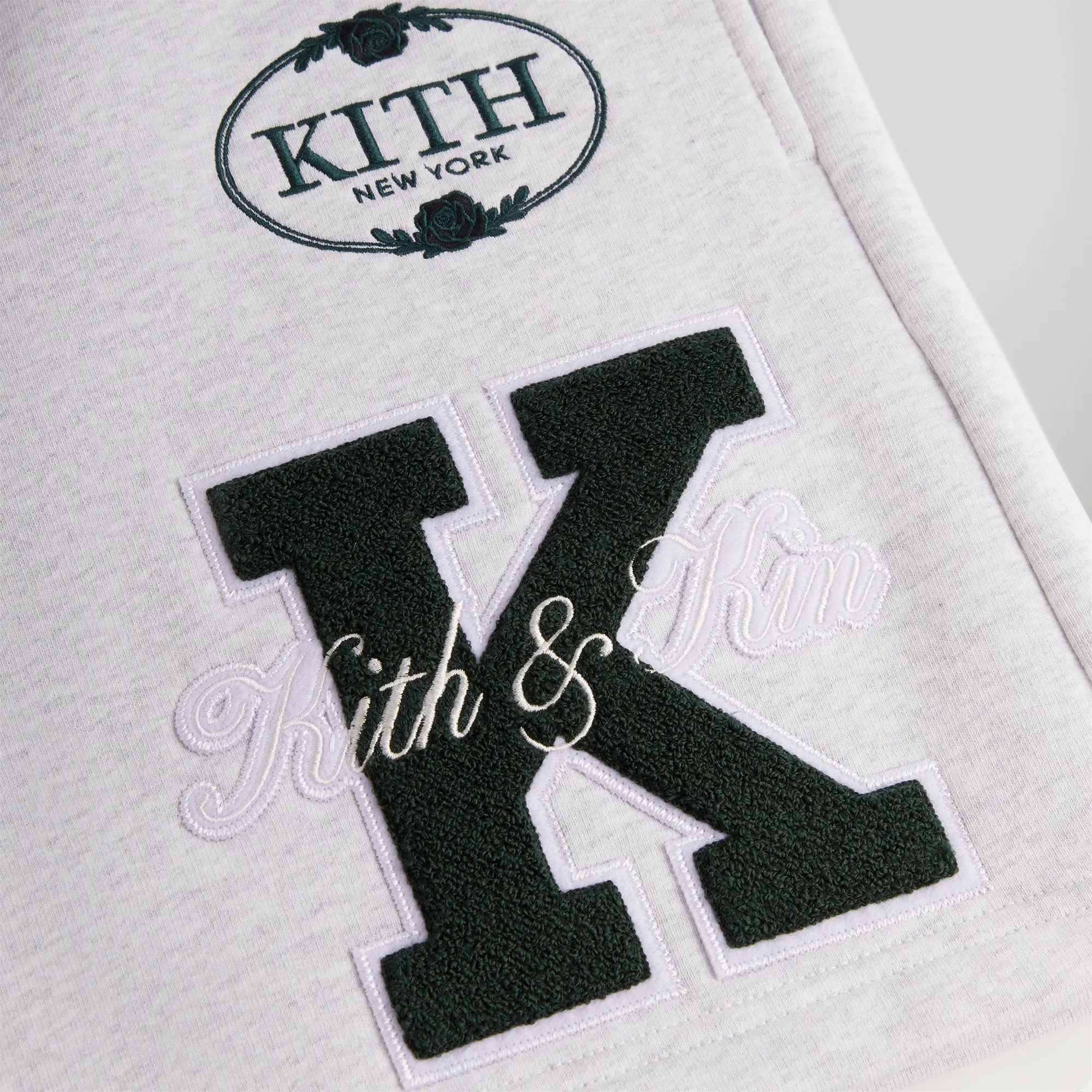Kith Fleece Curtis Short - Light Heather Grey sold by Kith product image thumbnail 3