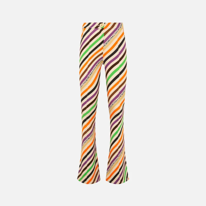 Siedres Isla Diagonal Striped Flare Pant - Multi sold by Kith