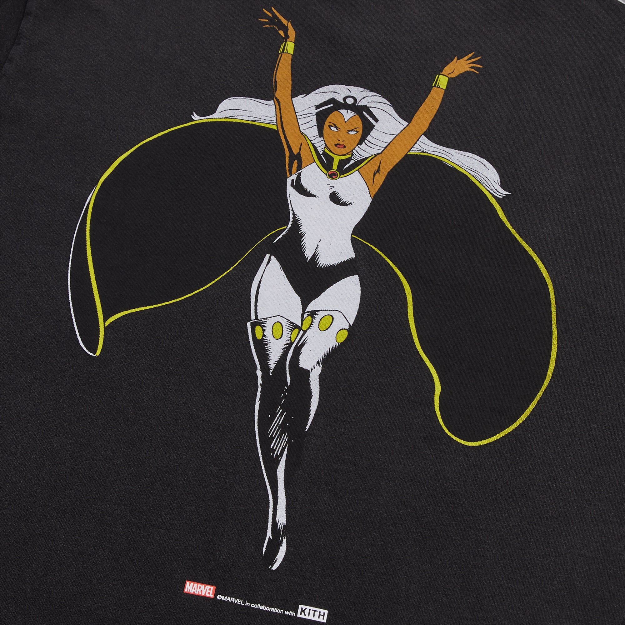トップス Marvel Kith for X-Men Storm Vintage Tee Buy Kith For X-Men Storm Vintage Tee 'Black' - KHM031355 001