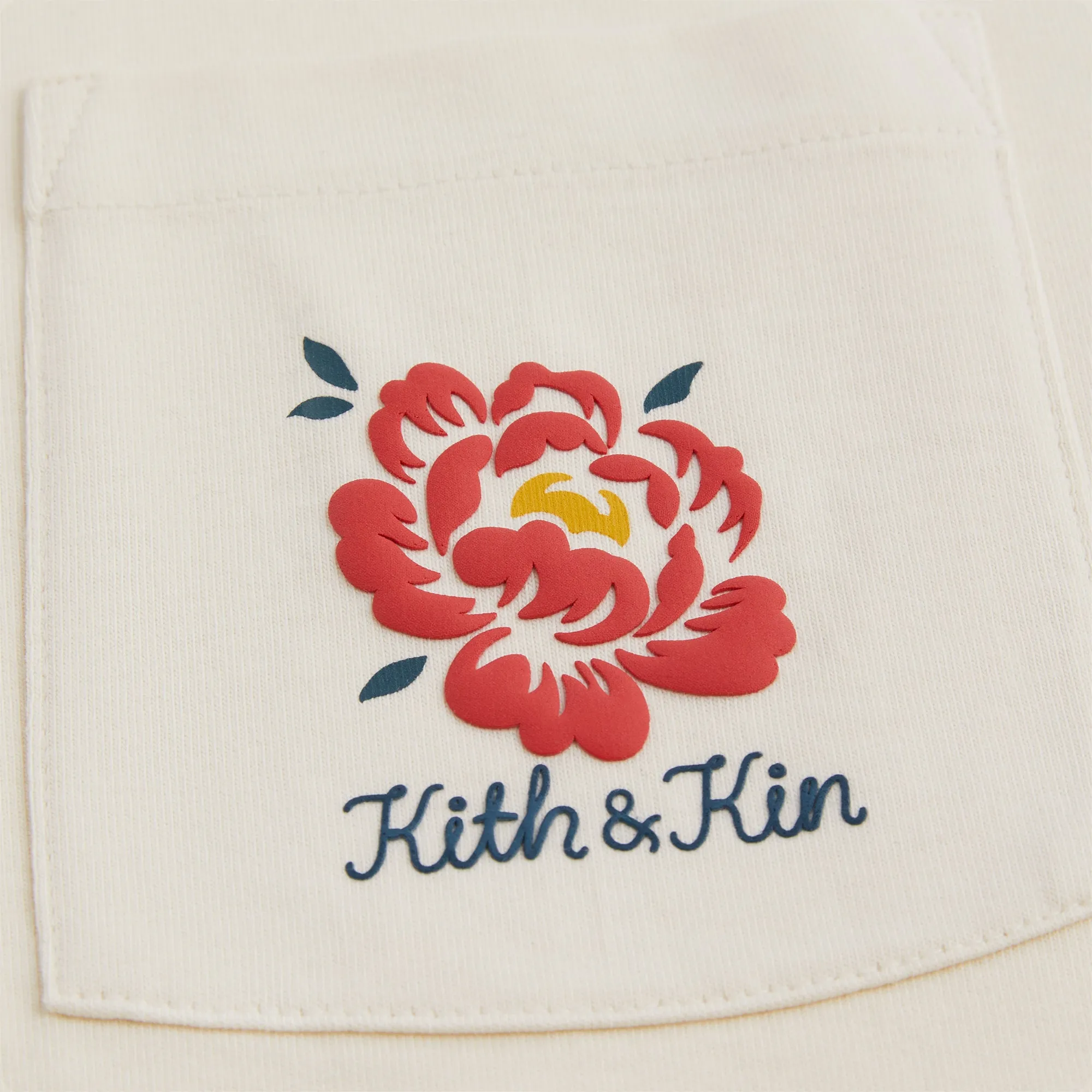 Kith Peony Pocket Tee - Sandrift sold by Kith product image thumbnail 3