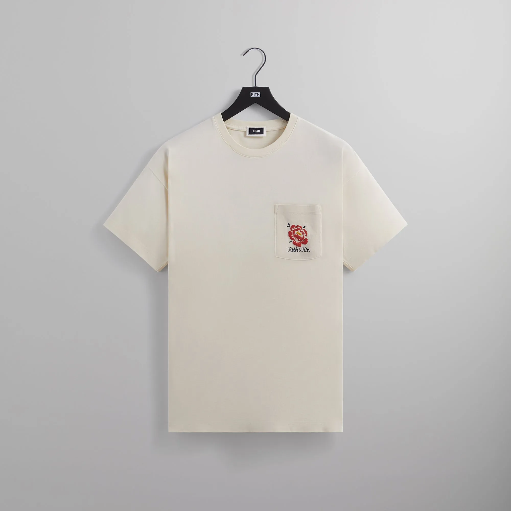 Kith Peony Pocket Tee - Sandrift sold by Kith