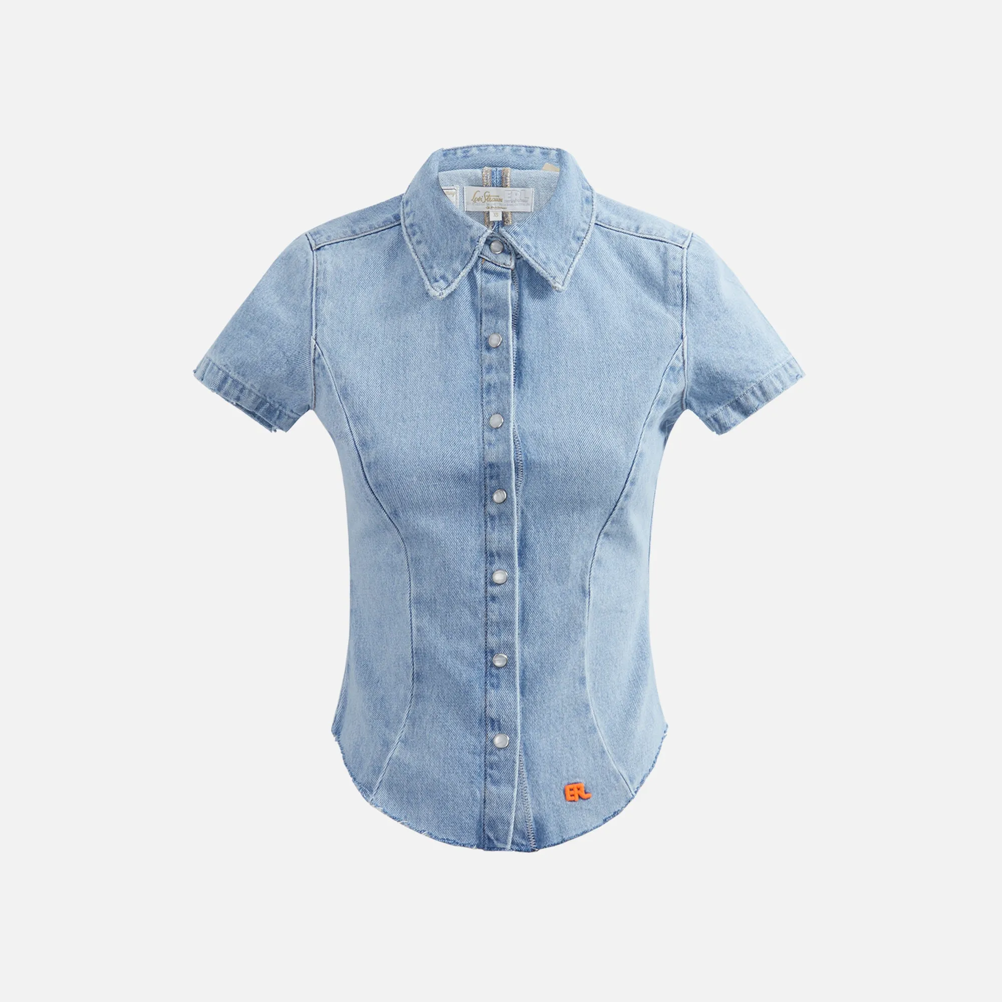 ERL x Levis Denim Top - Blue sold by Kith