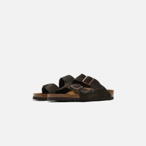 Birkenstock Arizona Suede - Mocha sold by Kith
