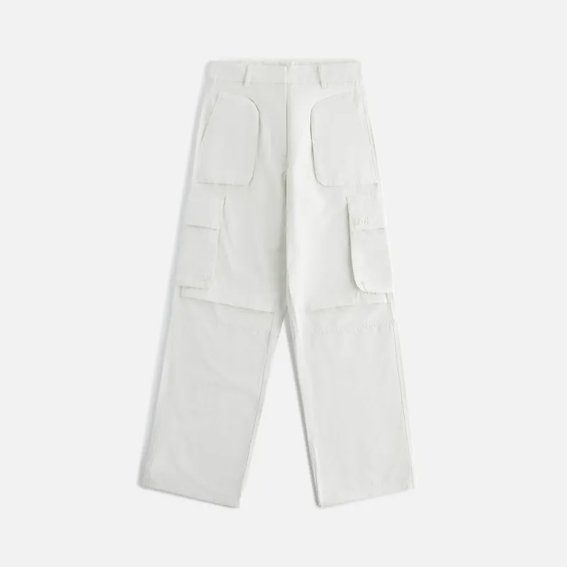 Kith Women Ainsley Cargo Nylon Trouser - Pebble sold by Kith