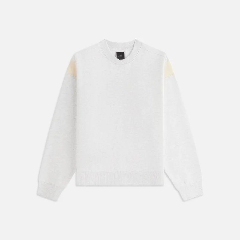 Kith Women Asher II Crest Crewneck - Light Heather Grey sold by Kith