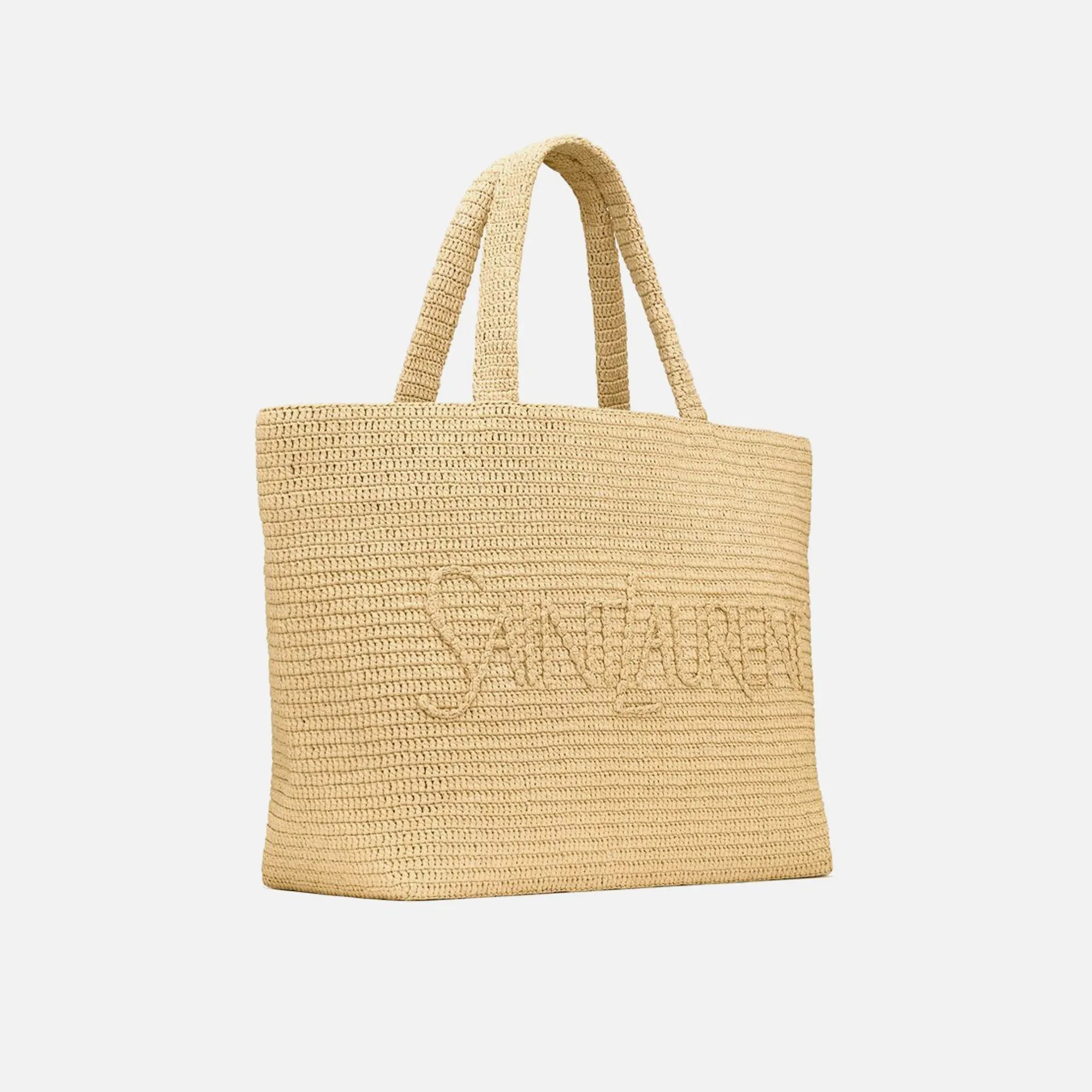 Saint Laurent YSL Shopping Raffia Tote - Natural sold by Kith product image thumbnail 3