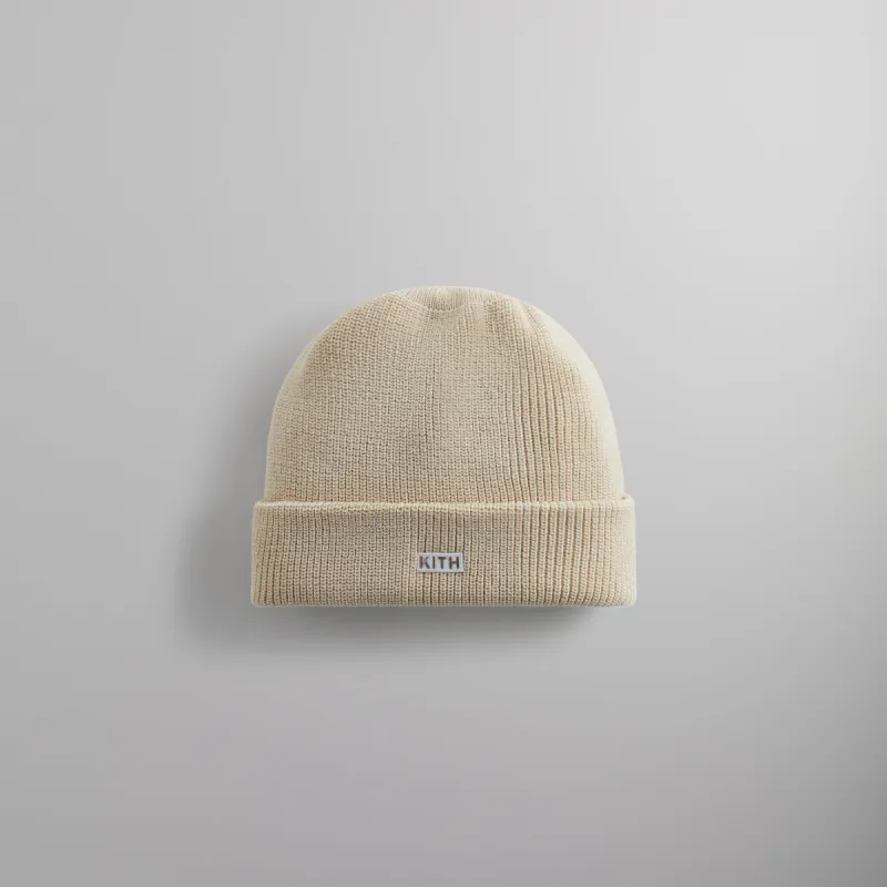 Kith Classic Beanie - Sandrift sold by Kith