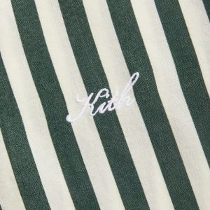 Kith Striped Thompson Camp Collar Shirt - Agate sold by Kith