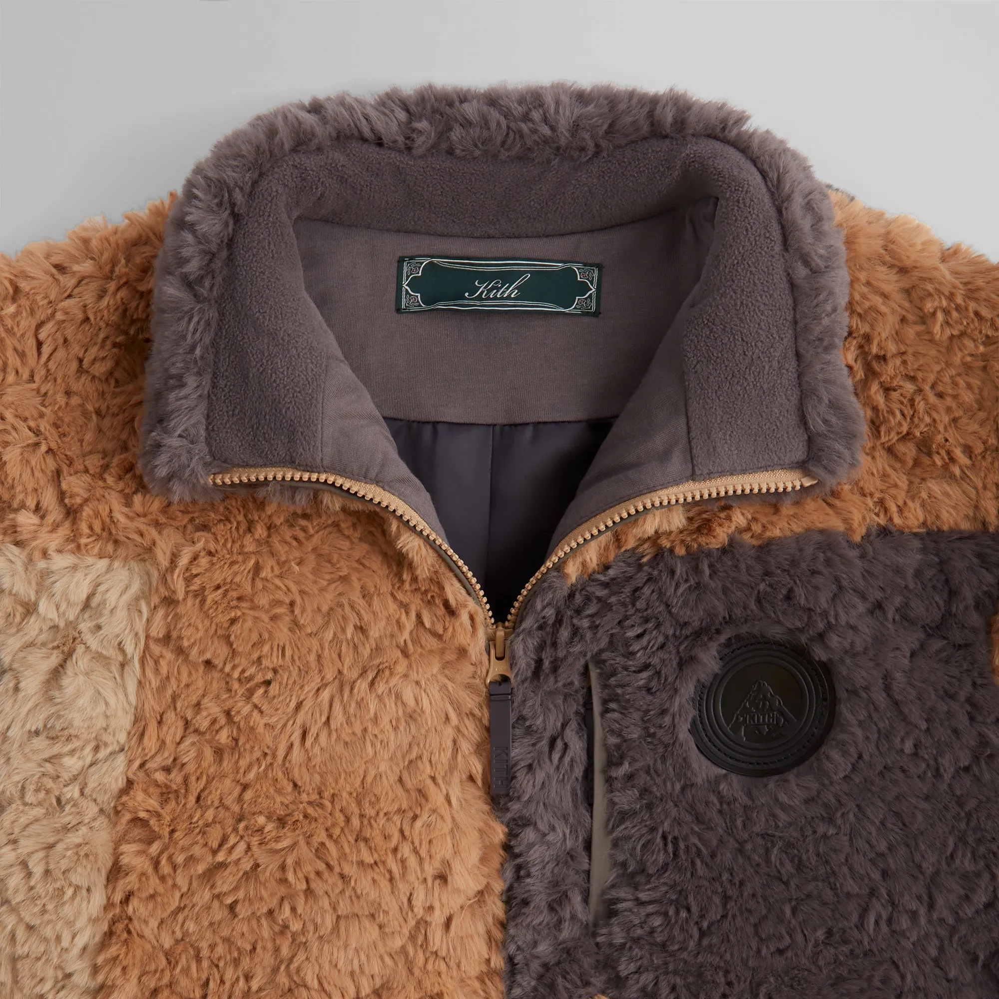 Kith Pinehurst Shaggy Sherpa Full Zip - Strand sold by Kith product image thumbnail 3