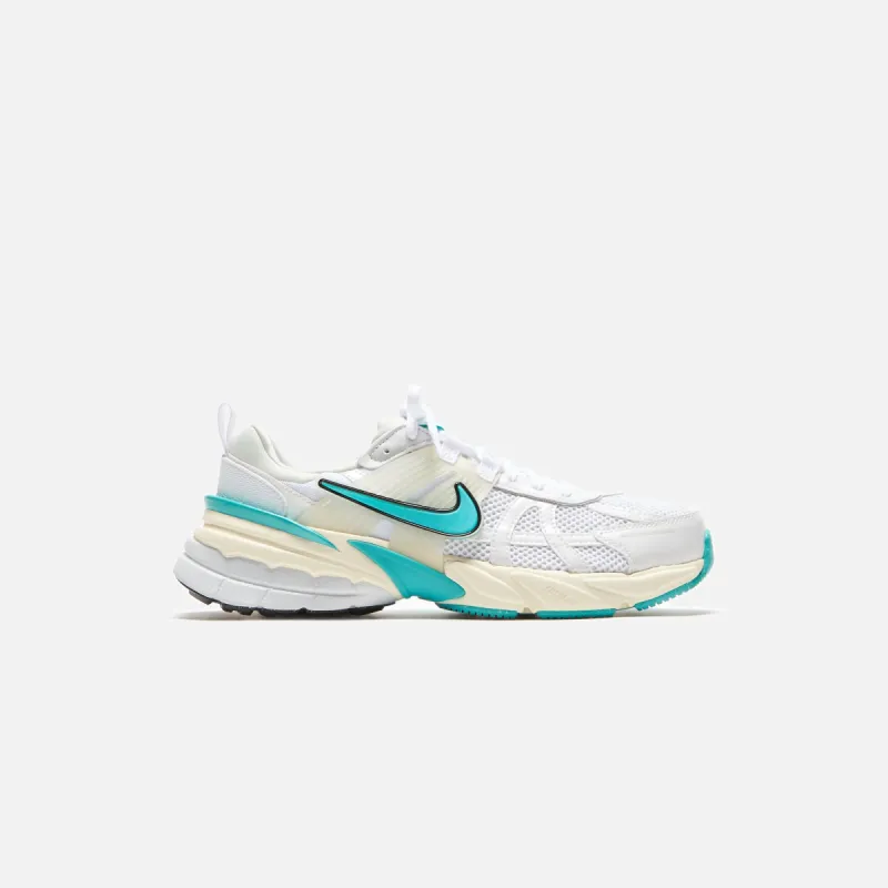 Nike WMNS V2K Run - White / Dusty Cactus / Coconut Milk sold by Kith